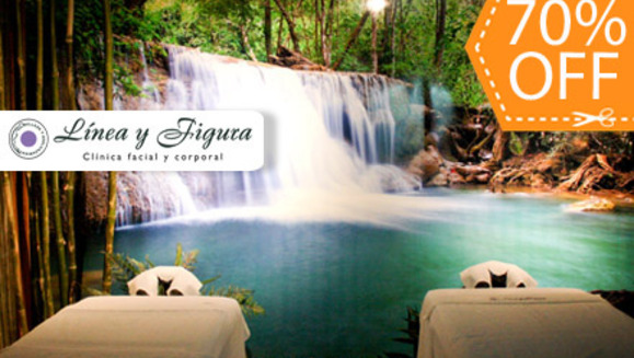 [Image: ¡Paga $18 en lugar de $60 por Sesión de Relajación en Pareja que incluye: 2 masajes de piedras calientes de 45 minutos cada uno + 2 copas de vino + aromaterapia en Línea y Figura!m]