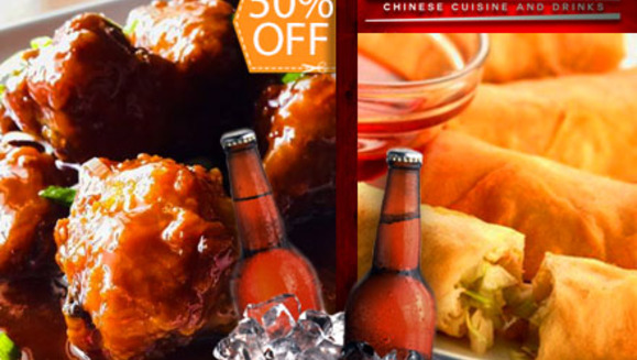 [Image: ¡Un golazo de sabor! Paga $10.25 en lugar de $20.50 por una orden de tacos chinos + una orden de costillas (entrada) + una orden de Dragon Wings + dos bebidas en Restaurante Buddha Lounge!m]