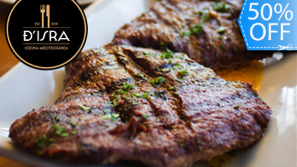 [Image: ¡Paga Q109 en lugar de Q218 por Parrillada Premium para 2 que incluye: 12 Oz de Lomito + 2 Guarniciones de Arroz en Hierbas + 2 Guarniciones de Vegetales Asados + 2 Bebidas a Elección y más en D´Isra Restaurante!m]