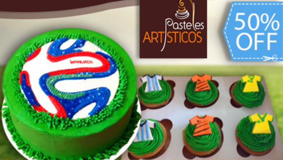 [Image: ¡Cómete un Gol! ¡Paga Q75 en lugar de Q150 por Pastel Decorado Tipo Brazuca de 15 Porciones ó 12 Cupcakes Mundialistas Decorados de tu selección favorita!m]