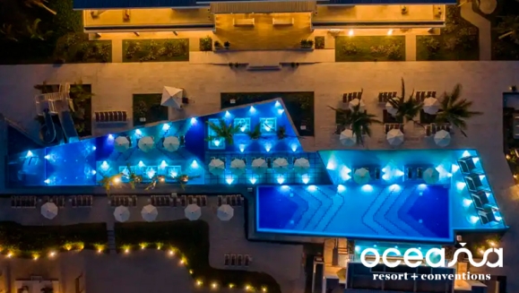 [Imagen:¡Oceana Resort TODO INCLUIDO! ¡Paga Q1,999 en Lugar de Q3,040 por Estadía Familiar para 2 Adultos y 2 Niños (Menores de 5 Años) en Habitación Superior + Impuestos Incluidos!]