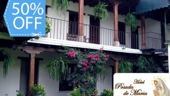 [Image: ¡Paga Q320 en lugar Q640 por Estadía para 2 Personas en Habitación Doble + 2 Desayunos Continentales en Hotel Posada de María en Antigua Guatemala!m]