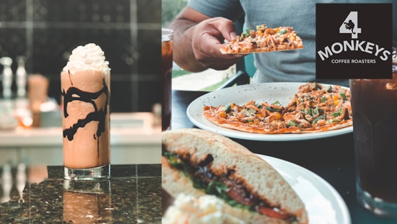 [Image: ¡Paga $7 y Consume $14 en Todo el Menú de 4 Monkeys Coffee Roasters!m]