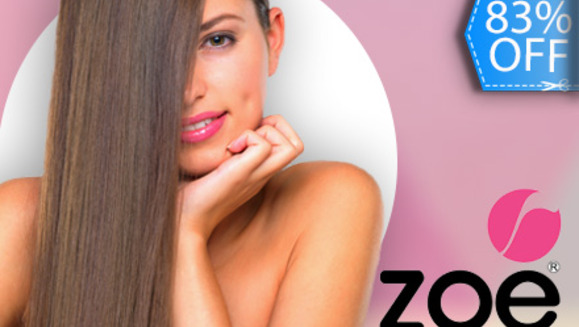 [Image: ¡Paga Q269 en lugar de Q1,625 por Alisado de Keratina de Aplicación con Ultrasonido y Luz Infrarroja + Corte de Puntas + Kit de Mantenimiento de Cerezoterapia en Zoe Salón!m]