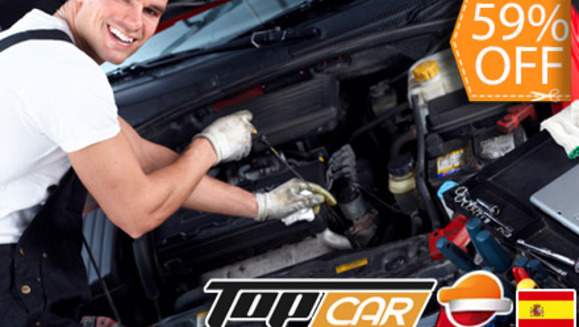 [Image: ¡Paga $30 en lugar de $73 por Cambio de 4/4 de Aceite Repsol  Elite Injection 10W30 +Filtro de Aceite Convencional+Limpieza, Ajuste y Regulación de Frenos +Rotación de Llantas +Revisión de Carga de Batería +Chequeo de 21 Puntos en Top Car San Benito!m]