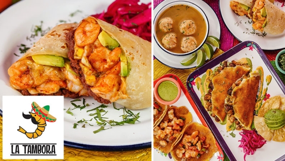 [Image: ¡Paga $12 y Consume $20 en Todo el Menú de La Tambora: Mariscos con Un Toque Mexicano!m]