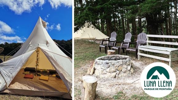 [Image: ¡Paga Q659 en Vez de Q1,320 por Glamping para 2 con Snacks de Bienvenida + Daypass de Aventura: Senderos Ecológicos, Mirador, Rio, Puente Colgante, Fogata y Canchas + Actividad a Elección entre Cuatrimoto, Bicicletas, Picnic o Churrasquera!m]