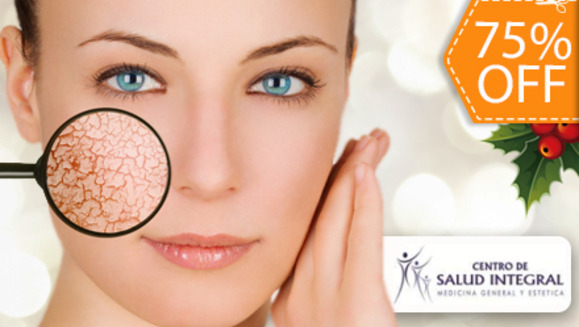 [Image: ¡Rejuvenécete en esta Navidad! ¡Paga $45 en lugar de $180 por 2 Sesiones de Peeling + 2 Sesiones de Lifting de Colágeno en Centro de Salud Integral!m]