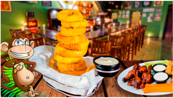 [Image: ¡Paga Q99 en lugar de Q210 por Sampler que Incluye: 1 Libra de Alitas + Papas Fritas + Aros de Cebolla + 1 Chicken Club Quesadilla!m]