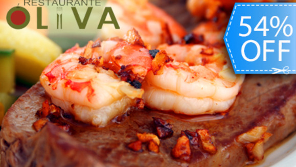 [Image: ¡Paga Q139 en lugar de Q305 por Exquisito Menú Mar y Tierra para 2 personas en Oliva Restaurante!m]