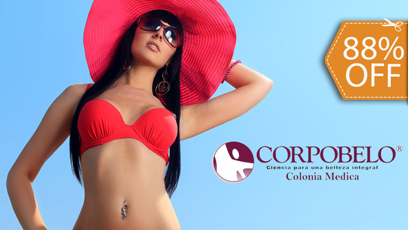 [Image: ¡Hasta 2 tallas menos! ¡Paga $30 en vez de $250 por Paquete Reductivo y Moldeador de 26 Tratamientos que Incluye: 8 Gel de Algas + 8 Bandas Frías +4 Gimnasias Pasivas + 2 Thermoslim + 2 Mesoterapias + 2 Masajes Reductivos en Corpobelo Colonia Médica!m]