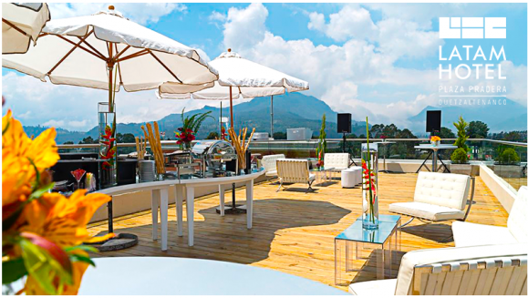 [Image: ¡Paga Q559 en lugar Q1,227 por Estadía para 2 Adultos en Junior Suite o Familiar en Double Queen + 2 Desayunos Buffet + Cóctel de Bienvenida + Acceso al Roof Top con Piscina Climatizada, Jacuzzi, Sauna Seco y Gimnasio!m]