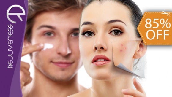 [Image: ¡Paga $90 en vez de $590 por Tratamiento contra Acné y de Rejuvenecimiento Facial que Incluye: 4 Limpiezas Especializadas + 4 Sesiones de Luz LED con DERMAMAX +4 Tratamientos Brotes Inflamados+ 4 peeling de ácido láctico en Rejuveness Center!m]