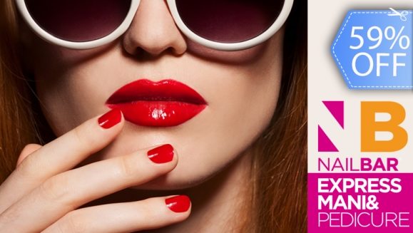 [Image: ¡Paga Q49 en vez de Q120 por Manicure y Pedicure Express + Esmalte Masglo en Manos y Pies en Nail Bar!m]