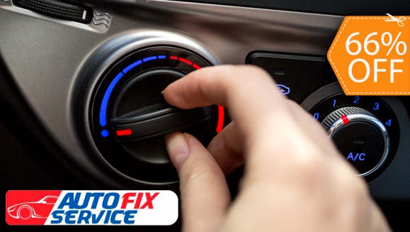[Image: ¡Paga $22 en vez de $65 por Carga Completa de Aire Acondicionado + Revisión de Fugas de A/C + Revisión de Sistema Eléctrico de A/C + Carwash Completo y Más en Autofix Service!m]