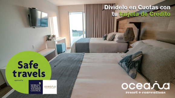 [Image: ¡Oceana Resort TODO INCLUIDO! ¡Paga Q1,999 en Lugar de Q3,040 por Estadía Familiar para 2 Adultos y 2 Niños (Menores de 6 Años) en Habitación Superior + Impuestos Incluidos!m]