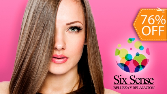 [Image: ¡Paga $10 en vez de $42 por Tratamiento de Keratina + Lavado + Planchado + Manicure Completo y Esmaltado en Manos en Six Sense!m]