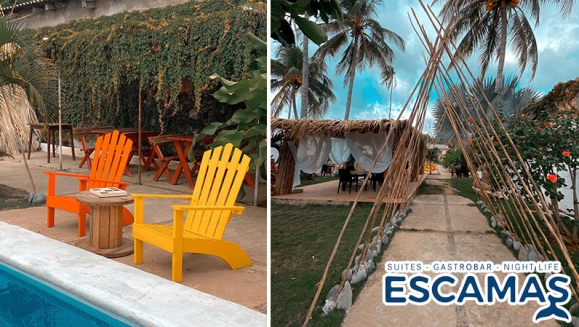 [Image: ¡Paga $15 en Lugar de $30 por Day Pass para 2 Personas Consumible en el Menú de Cócteles, Ceviches y Todas Las Bebidas y Con Acceso a La Piscina y La Playa en Escamas, La Libertad!m]