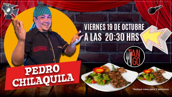 [Image: ¡Paga Q180 en lugar de Q360 por Cena para 2 con: 2 Platos de Lomito, Puré de Papa, Ensalada y 2 Bebidas Naturales + Show a Elección entre Monólogos de Pepe Cordón, Pedro Chilaquila, Mario Cacastle o El Chicote o El Tributo a Ana Gabriel!m]