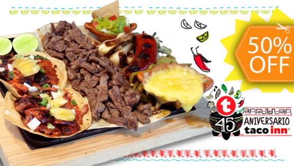 [Image: ¡Paga $10 y Consume $20 en todo el Menú de Taco Inn!m]