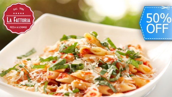 [Image: ¡Paga Q84 en lugar de Q168 por Exquisito ALL YOU CAN EAT de Pasta en La Fattoria!m]