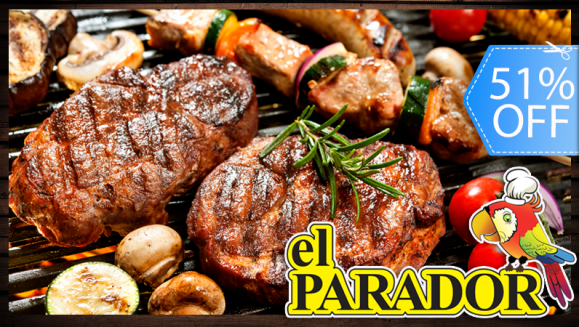 [Image: ¡Paga Q37 en lugar de Q75 por Delicioso Menú de Almuerzo Premium a Elección entre: Pollo y Longaniza o Carne y Longaniza + 2 Guarniciones + Sopa del Día + Tortillas + Bebida Natural en Restaurante El Parador!m]