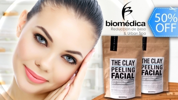 [Image: ¡Paga Q99 en vez de Q199 por Fabuloso Kit de Peeling Facial Para Uso en Casa “The Clay” para Eliminar Acné, Manchas, Estrías, Puntos Negros, Cicatrices, Ojeras y Arrugas, de Biomédica Products! ¡Hasta para 6 Meses de Tratamiento!m]