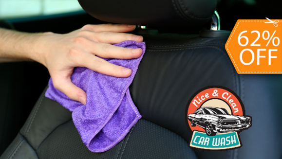 [Image: ¡Paga $25 en lugar de $66 por Limpieza Profunda de Tapicería + Aplicación de Plastilina Descontaminante + Lavado con Espuma Activa Abrillantadora + Aspirado y Siliconado + Lavado de Motor Exprés en Nice &amp; Clean Car Wash!m]