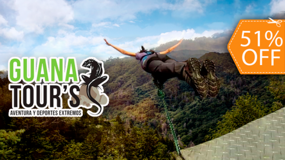 [Image: ¡Paga $17 en lugar de $35 por un Emocionante Salto de Puenting con Guanatours! ¡SÓLO 153 CUPONES DISPONIBLES!m]