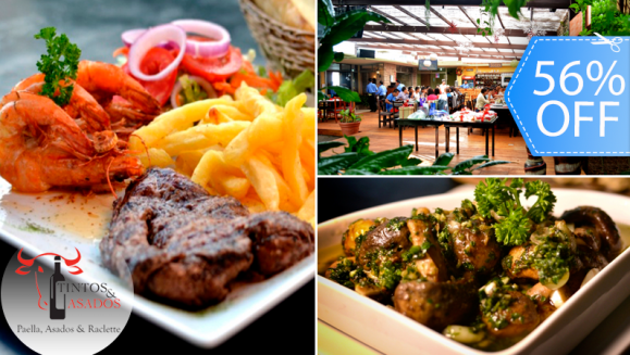 [Image: ¡Paga Q190 en lugar de Q430 por Plato Mar y Tierra para 2 que Incluye: 1 Entrada de Champiñones + 8 Camarones + 1 Libra de Carne (Puyazo o Lomito) + 1 Ensalada + 1 Porción de Papas Fritas + 2 Copas de Vino en Tintos y Asados!m]