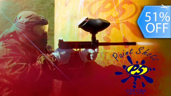 [Image: ¡Paga Q39 en vez de Q80 por 100 Paintballs + Equipo de Renta que Incluye: Máscara, Marcadora Semiautomática, Chaleco, Camisa, Tapón de Seguridad y Recarga de Aire Ilimitada en Paint Shots Gotcha!m]