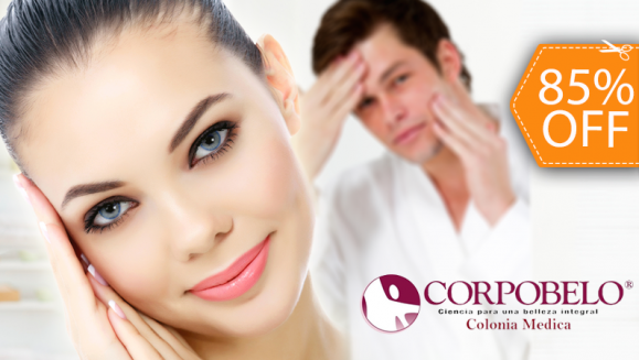 [Image: ¡Paga $19 en vez de $125 por 2 Sesiones en Área Facial que Incluyen: 1 Facial Profundo (Vaporización, Tonificación, Extracción de Puntos, Alta Frecuencia, Crema y Mascarilla Hidratante) + 1 Microdemoabrasión y Más en Corpobelo Colonia Médica!m]