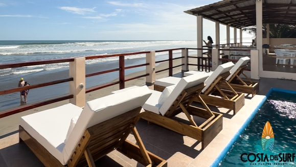 [Image: ¡Paga $80 en Lugar de $160 por 1 Noche para hasta 4 Personas + Desayunos en Hotel Costa del Surf en Playa las Flores!m]