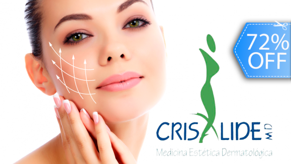 [Image: ¡Paga Q499 en lugar de Q1,800 por Aplicación de 25 Unidades de Toxina Botulínica en Frente, Patas de Gallo o Entrecejo + Evaluación Médica en Crisalide!m]