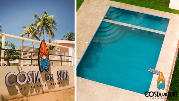 [Image: ¡Paga $75 en Lugar de $160 por 1 Noche para hasta 4 Personas + Desayunos en Hotel Costa del Surf en Playa las Flores!m]