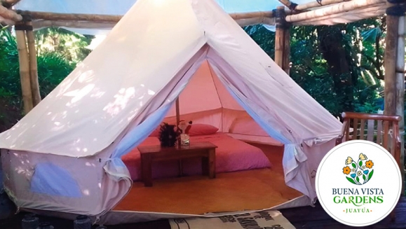 [Image: ¡Acampa con Comodidad! ¡Paga $55 en Vez de $110 por Glamping para 2 Personas + 2 Desayunos + Fogata + Tour Básico de Café! ¡Solo 53 Disponibles!m]