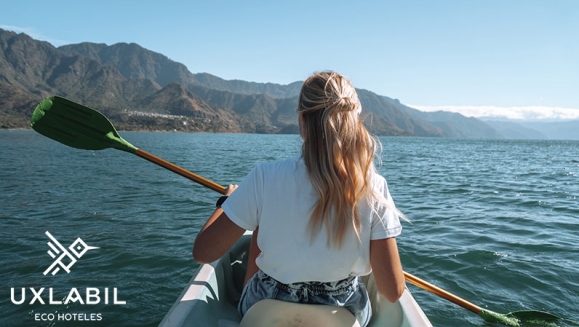 [Image: ¡Paga Q499 en Lugar de Q1,320 por Day Pass para 2 en Hotel Uxlabil que Incluye: 2 Desayunos + 2 Almuerzos + Jacuzzi + Sauna + Uso Ilimitado de Kayaks!m]
