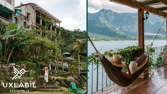 [Image: ¡Paga Q499 en Lugar de Q1,320 por Day Pass para 2 en Hotel Uxlabil que Incluye: 2 Desayunos + 2 Almuerzos + Jacuzzi + Sauna + Uso Ilimitado de Kayaks!m]