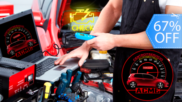 [Image: ¡Paga Q99 en vez de Q299 por Paquete de Prevención Automotriz con: Scanner Computarizado (Check Engine) + Revisión de Frenos + Revisión de Tren Delantero + Revisión de Carga de Batería + Inspección de 10 puntos + Carwash Completo en ACME!m]