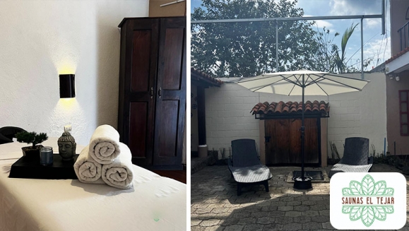 [Image: ¡Día de Spa Ilimitado para 2! Paga Q299 en Vez de Q700 por Día de Spa con Circuito de Sauna Húmedo o Baño de Vapor + 30 Minutos de Masaje Corporal + 2 Tazas de Té + 2 Menús de Hamburguesas y Papas Fritas con Gaseosas + Varias Áreas de Descanso y Más!m]
