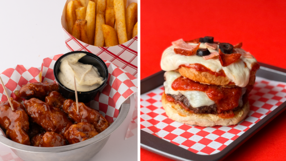 [Image: ¡Punta Toro para 3! ¡Paga $22 en Lugar de $36.86 por 2 Hamburguesas “Pizza Burger” + 2 Ordenes de Papas Francesas o Twister + 1 Orden de 10 Alitas con Papas Francesas o Twister + 3 Bebidas a Elección!m]