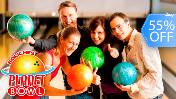 [Image: ¡Paga Q59 en vez de Q130 por 1 Hora de Boliche hasta para 5 personas en Planet Bowl!m]