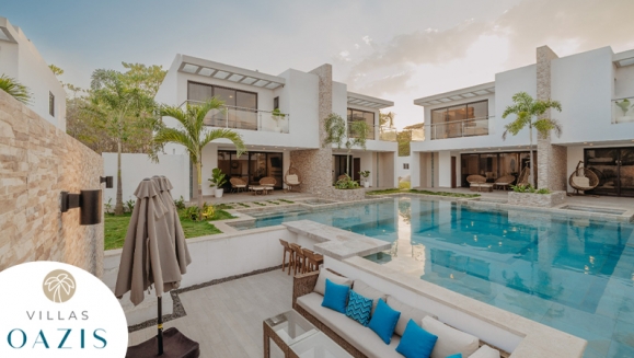 [Image: ¡Paga Q3,999 en Lugar de Q6,640 por Estadía de Fin de Semana Hasta Para 10 Personas en Villa de Monterrico: Habitaciones con A/C, Cocina Completa, Comedor, Sala, Jacuzzi Privado, Piscinas, Áreas Para el Descanso y Más!m]