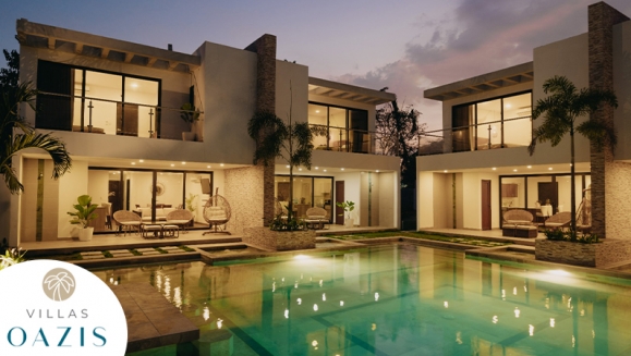 [Image: ¡Paga Q3,999 en Lugar de Q6,640 por Estadía de Fin de Semana Hasta Para 10 Personas en Villa de Monterrico: Habitaciones con A/C, Cocina Completa, Comedor, Sala, Jacuzzi Privado, Piscinas, Áreas Para el Descanso y Más!m]