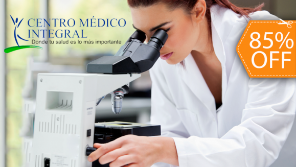 [Image: ¡Paga $15 en lugar de $100 por Paquete de Exámenes de Laboratorio a Elección con Análisis de Glucosa, Colesterol, Triglicéridos, Ácido Úrico, Nitrógeno Ureico, Bilirrubina, Hematocrito y Más en Centro Médico Integral!m]