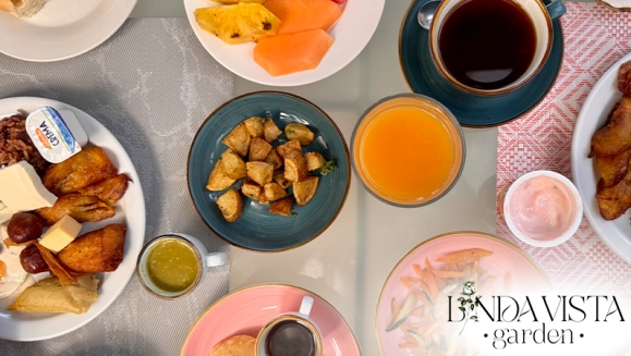 [Image: ¡All You Can Eat en Linda Vista Garden! ¡Paga $11 en Vez de $16.95 por Desayuno Buffet Para 1 Persona que Incluye: Huevos, Pancakes, Frijoles, Pupusas, Tamales, Tocinos, Chorizos, Plátanos, Salsas, Quesos, Yogurt, Fruta, Postres, Jugos y Más!m]