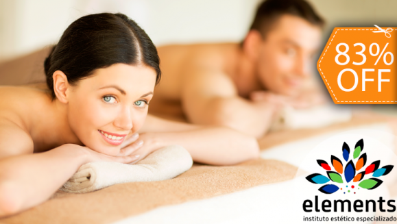 [Image: ¡Paga $16 en lugar de $95 por Paquete de 4 Masajes Relajantes con Aromaterapia + Exfoliación Corporal en Elements!m]