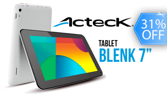 [Image: ¡Paga Q549 en lugar de Q800 por Tablet Acteck Blenk de 7" con Sistema Android, Procesador de 4 Núcleos, Cámara Frontal, Trasera y Más!m]