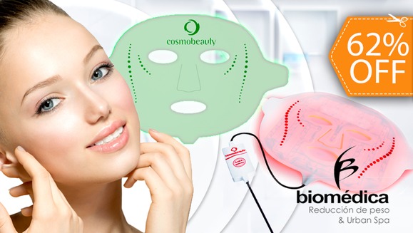 [Image: ¡Paga $19 en lugar de $50 por Fototerapia LED de Limpieza Profunda y Rejuvenecimiento Facial + Tratamiento Intensivo de Hidratación con Aloe Vera y Cardamomo + Exfoliación con Café en Biomédica!m]