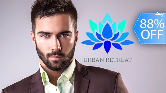 [Image: ¡Paga Q49 en lugar de Q400 por Corte de Cabello + Lavado Spa + Limpieza Facial Profunda + Manicure Clínico + 1 Cerveza o Copa de Vino en Urban Retreat!m]